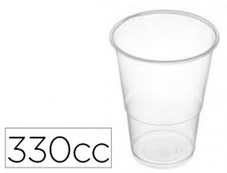 50 vasos de plástico blanco 330c.c.